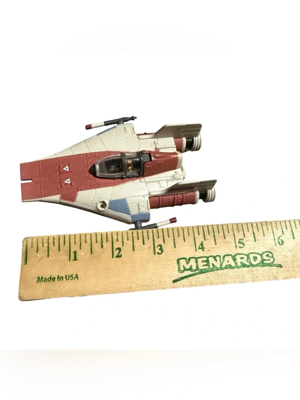 A-Wing Red Starfighter Star Wars Action Fleet Micro Machines Galoob 1995 C-3PO